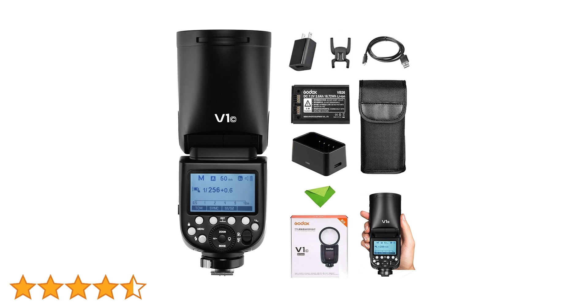 デジタルカメラ EOS 5D IV +85mm f1.2 +Godox V1C+Remote デジタルカメラ EOS 5D IV +85mm f1.2 +Godox V1C+Remote